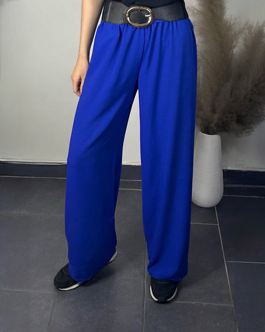 PANTALON GIORGIA BLEU ROI